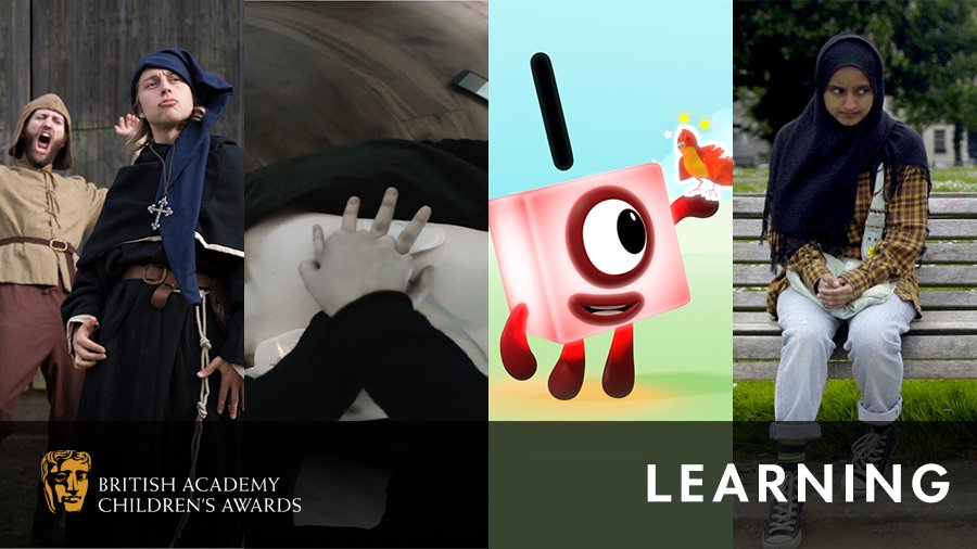 BAFTA's tweet image. Nominated for Learning 🤔 History Bombs Online History Resources, Lifesaver VR, Numberblocks and Shia // Sunni