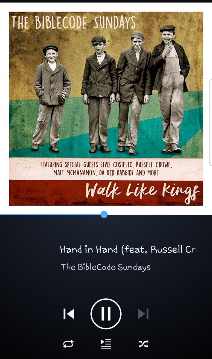 Loving this track 😍👍Full blast in the office 😊 <a href="/LoriTheVoice/">Lorraine O'Reilly</a> <a href="/biblecodesunday/">The BibleCodeSundays</a> <a href="/russellcrowe/">Russell Crowe</a>