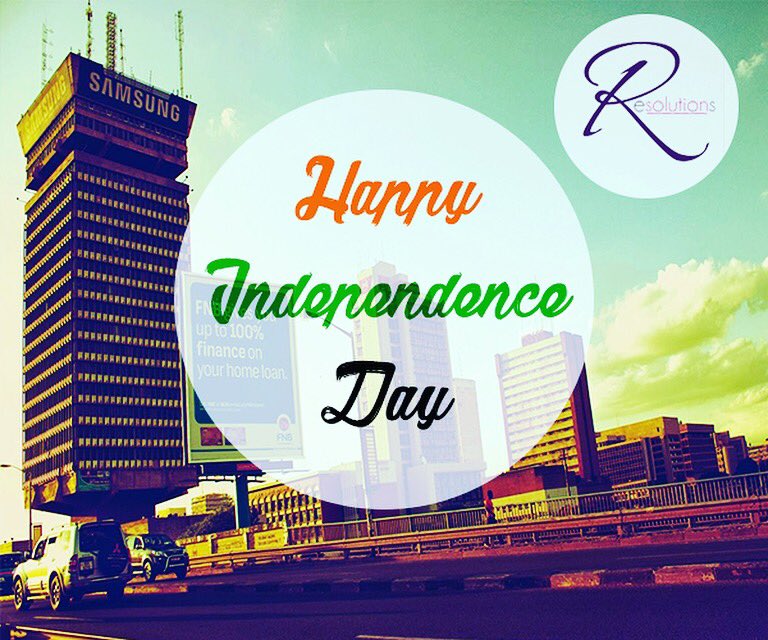 ResolutionsZM's tweet photo. Happy Independence Day! #Zambia #53yearsofindependence https://t.co/WOmIkMdRZ5