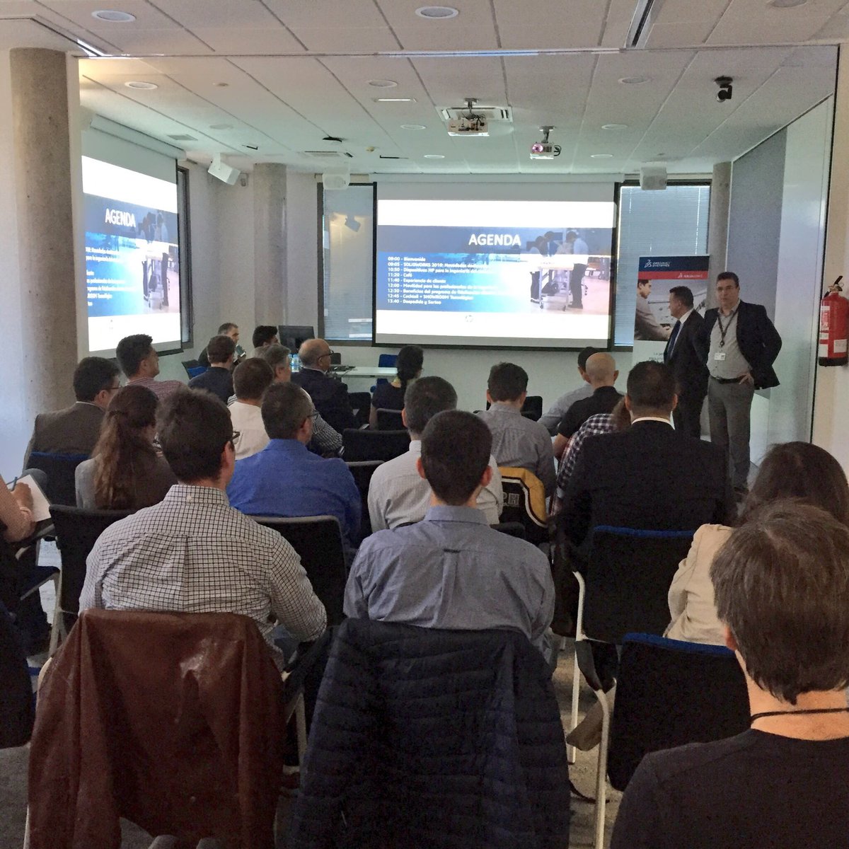ibernova_esp's tweet photo. Arrancamos con la tercera parada del #IberTOURSW18 en @HPEspana con muchas novedades de @SOLIDWORKSESP https://t.co/D0P6vFne9h