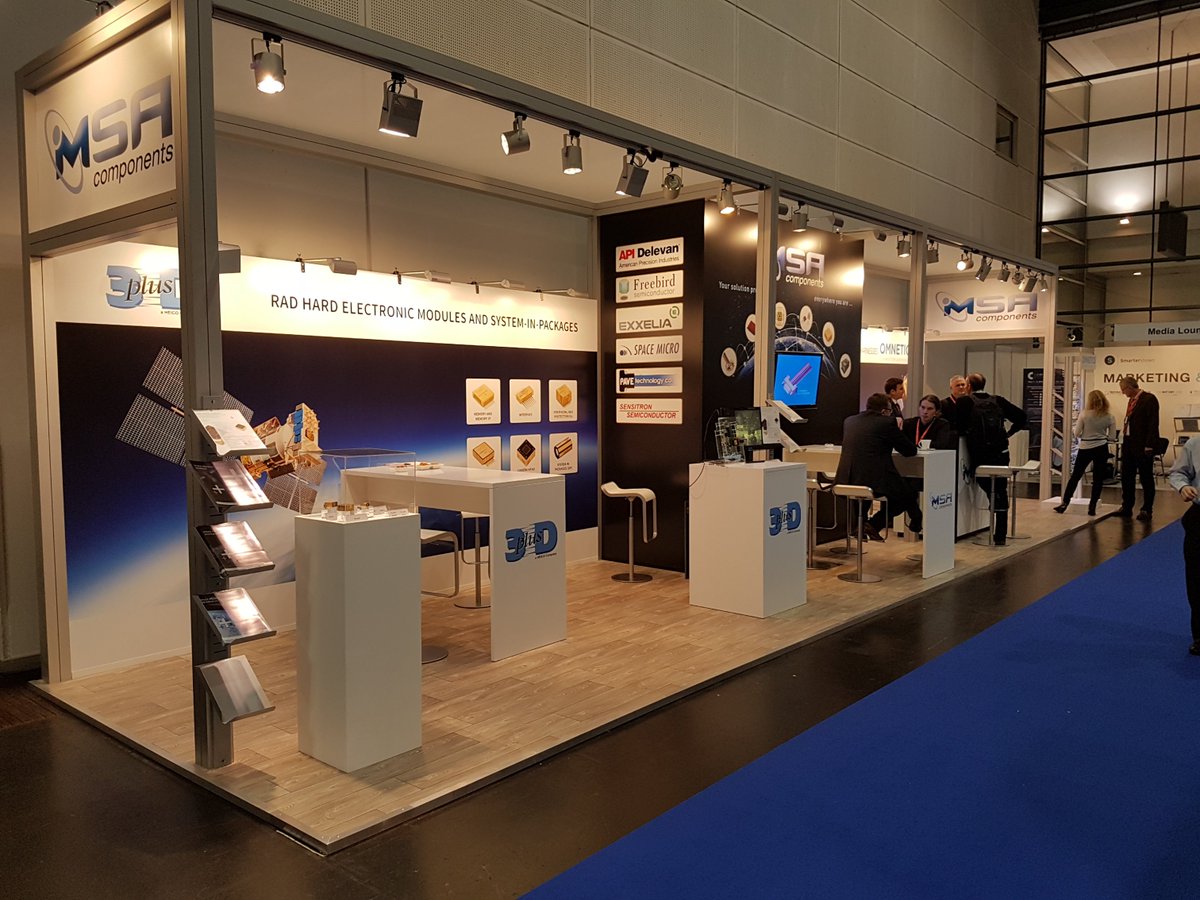 3D_PLUS_Space's tweet photo. #SpaceTechExpoEU started this morning in Bremen, come visit 3D PLUS booth A20 and see the live demo of our space qualified camera. https://t.co/GqedhdvgYW