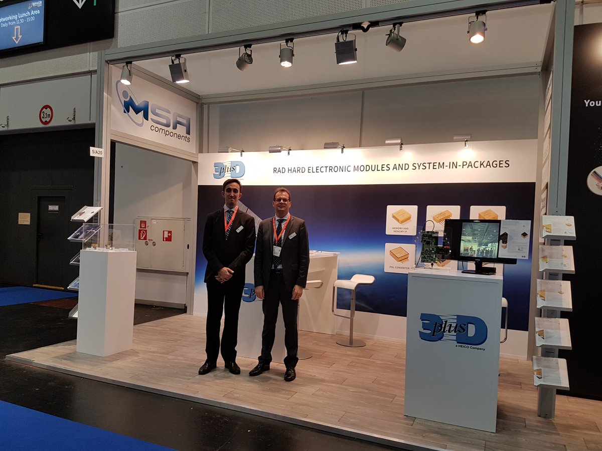 3D_PLUS_Space's tweet photo. #SpaceTechExpoEU started this morning in Bremen, come visit 3D PLUS booth A20 and see the live demo of our space qualified camera. https://t.co/GqedhdvgYW