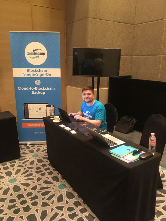 spintechinc's tweet photo. Come to visit our booth at #WBSDubai 2017! Meet #Spinbackup's Team and discover our #Blockchain powered solutions! https://t.co/ha5Za1doGU https://t.co/t1qcSgt7qQ