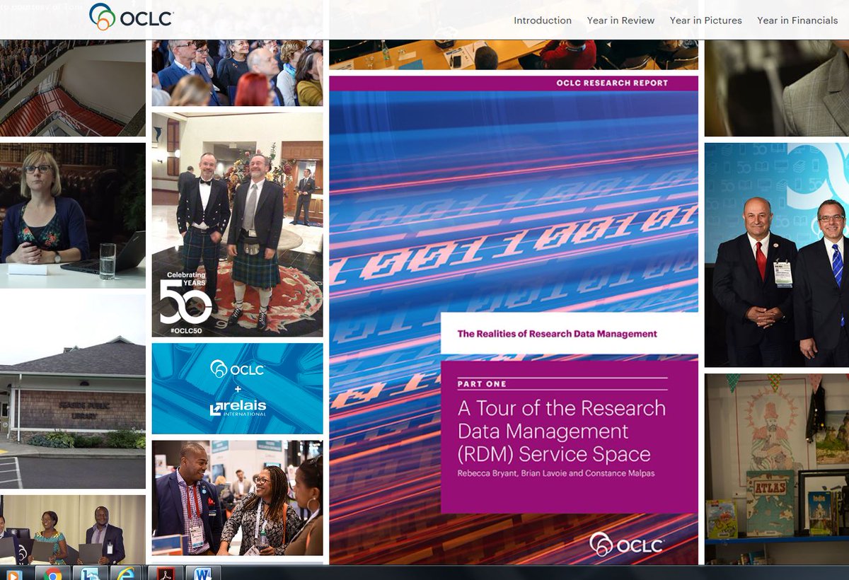 simonjbains's tweet photo. Nice to see yours truly and Robin Green of @warwicklibrary in @OCLC annual report as part of #OCLC50 https://t.co/1zQy75bvuf https://t.co/Y7dEJj9loL