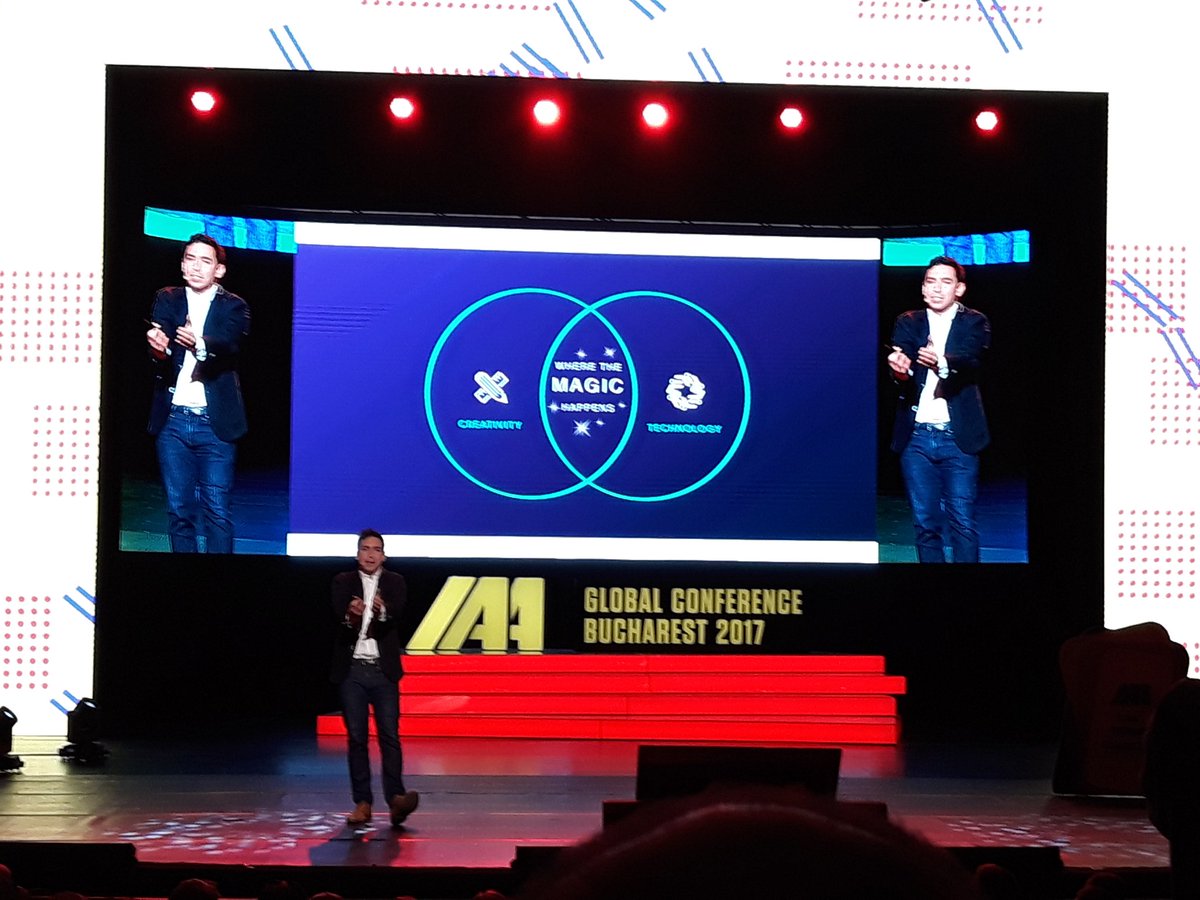 B_Transilvania's tweet photo. Start #IAAGlobalConference, Bucuresti: Creativity Can Cange the World #BTproudpartner https://t.co/IFQYzmZrd5