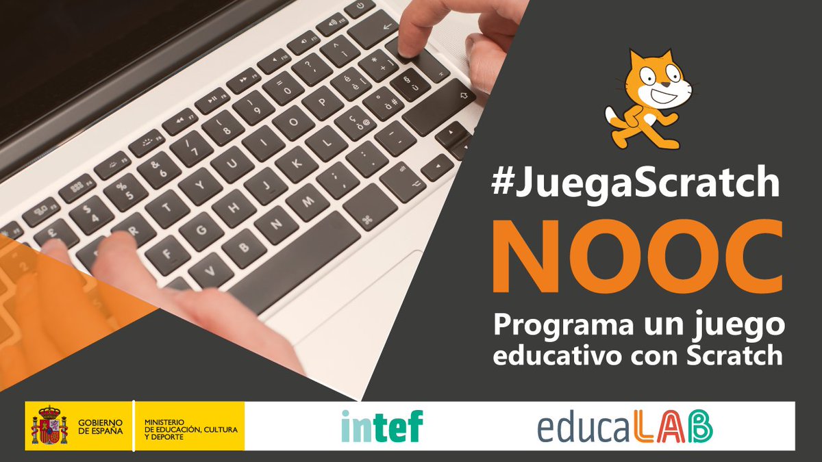 educaINTEF's tweet photo. ¿Programamos un juego educativo con #JuegaScratch? https://t.co/mQLqDbFshS #Scratch_INTEF Inscripción: https://t.co/x68n4Fd6wg https://t.co/hKqSP6Nhyq