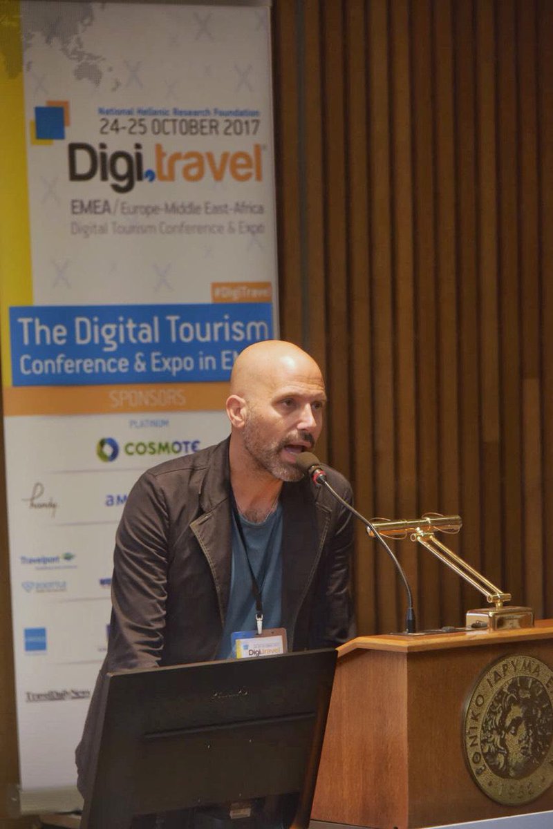 DigiTravel_TMA's tweet photo. GNTO is promoting Greece as a destination only with words, not with images, during @DigiTravel_TMA https://t.co/G5EwrycXp3