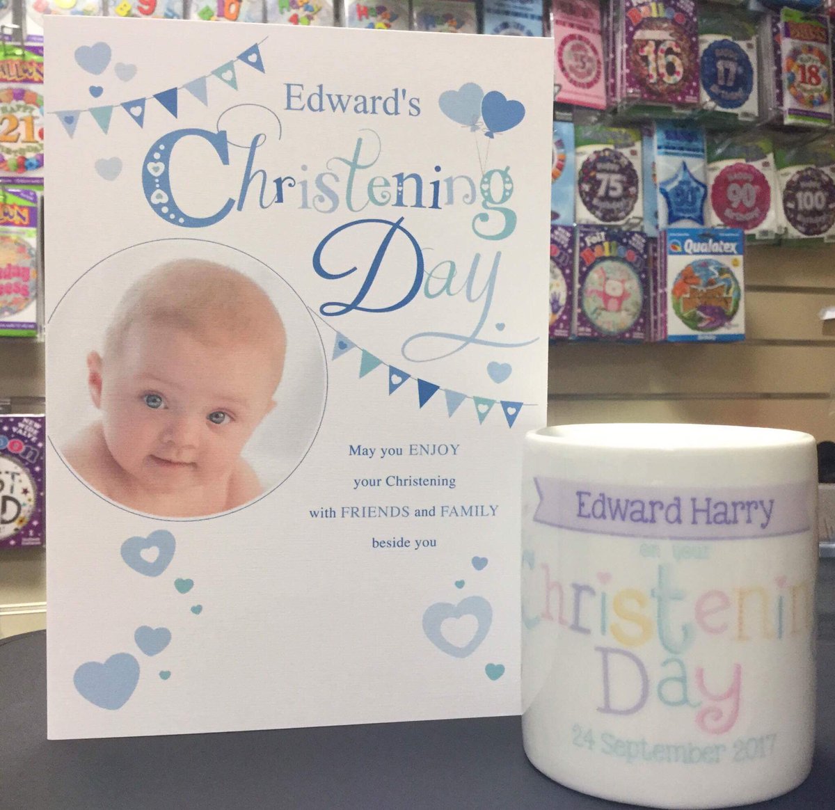 Stjohns_post's tweet photo. Christening gifts available to personalise in store and online and collect the same day!!
@CreationExpress #christening #babyboy #worcester https://t.co/04icu06hj0