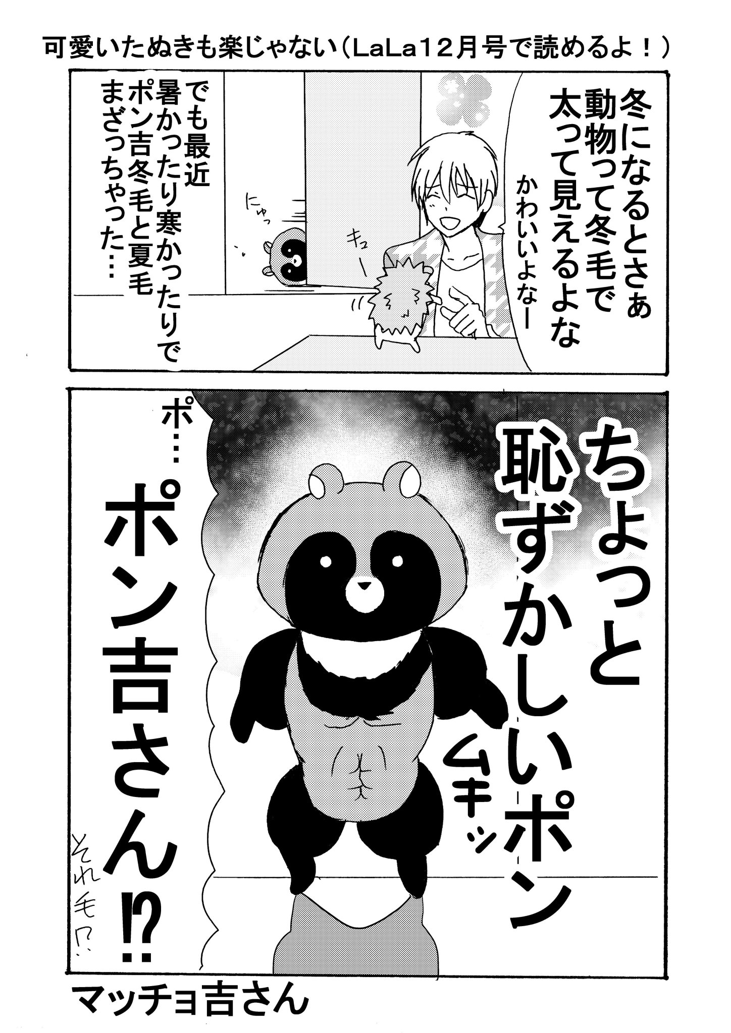 Twitter पर 河口けい 可愛いたぬきも楽じゃない lala12月号に掲載されてますー 12月号ということで楽しいクリスマスの話です しかしまだ10月ですので暑かったり寒かったりしますね 皆様体調にお気をつけて よろしくおねがいしますー Twitter पर 河口けい 可愛いたぬきも楽じゃない lala12月号に掲載されてますー 12月号ということで楽しいクリスマスの話です しかしまだ10月ですので暑かったり寒かったりしますね 皆様体調にお気をつけて よろしくおねがいしますー