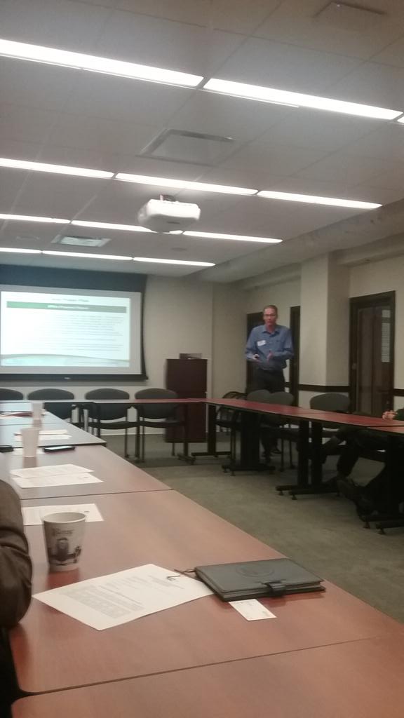 Paul Ling, kcp&amp;l giving update on efforts to repeal the clean power plan at EESI meeting.