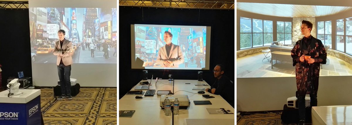 EpsonItalia's tweet photo. Da NY al Giappone, succede solo a #EpsonVisualVillage! Fatevi catturare dai nostri videoproiettori e proiettatevi... ovunque 😉 https://t.co/r8qYCF3Xs0