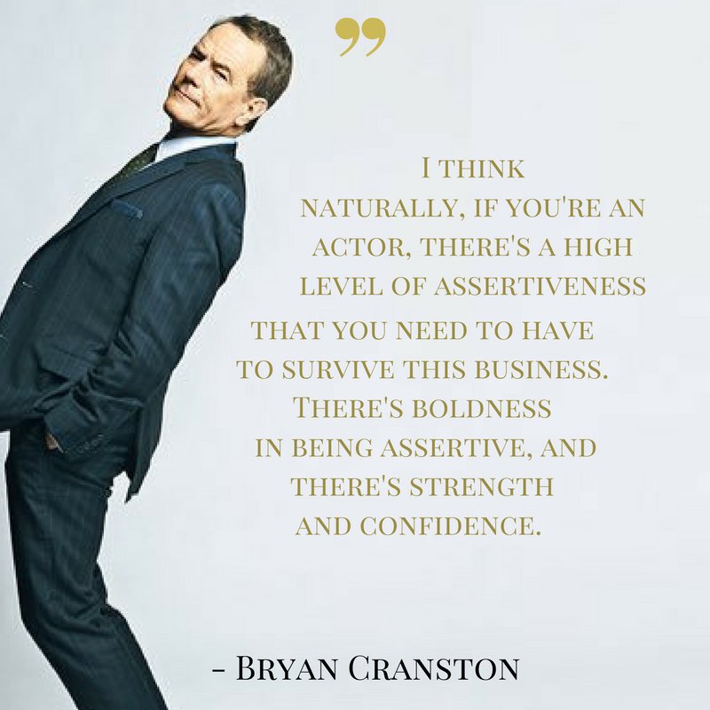 RealLifeActor's tweet photo. Twitter Tuesday! #Actor #Personality #Assertiveness #Boldness #Strength #Confidence #BryanCranston #ActingTip #ActorBook #ActingPodcast https://t.co/JKUQ0EfiPD