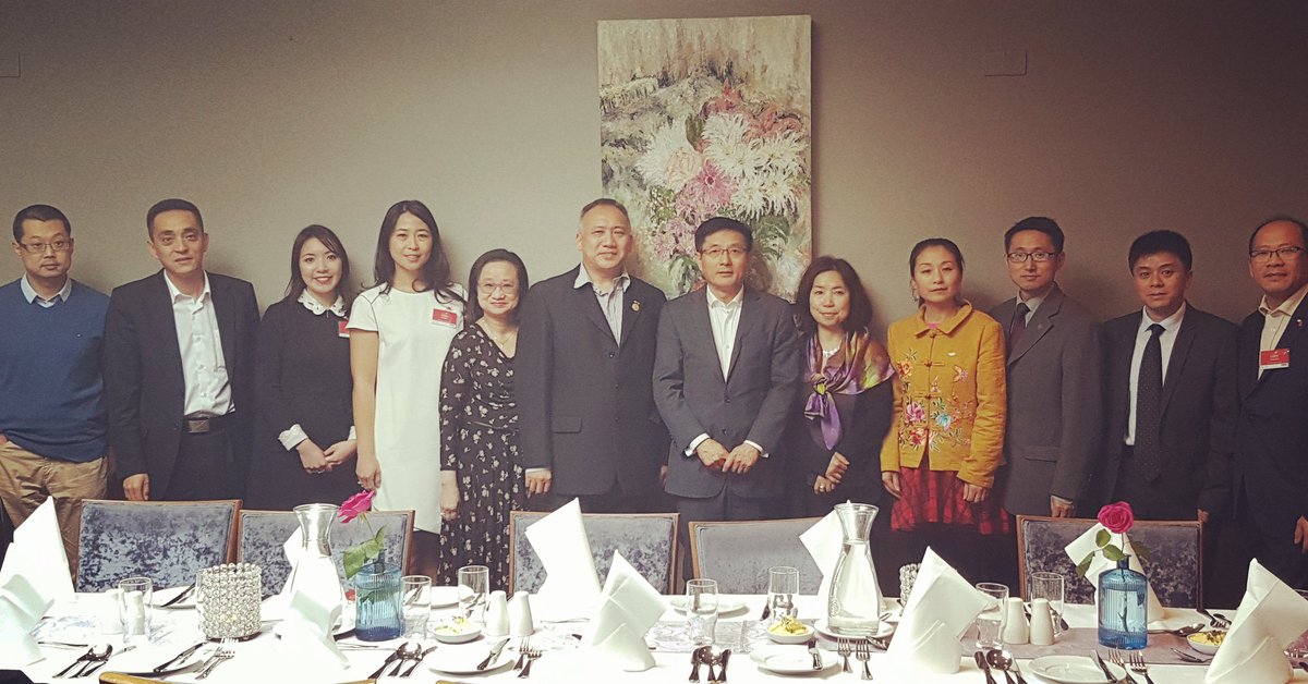 ConnachtHotel's tweet photo. Delighted to have Chineese Ambassador H.E. Dr. Yue Xiaoyong plus guests dine with us today #OBORSUMMIT #BeltandRoad https://t.co/cm7JWWH1Mp