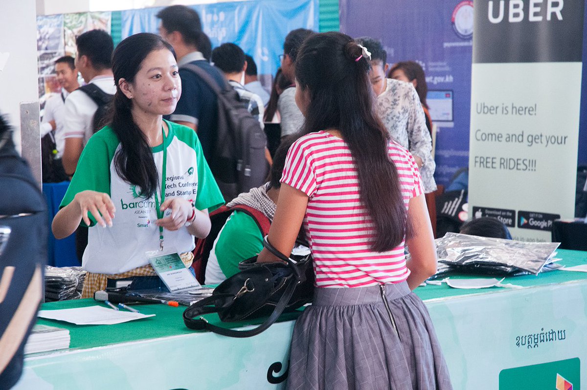 conpath_en's tweet photo. What happened at the biggest #Tech &amp; #Startup conference in #Cambodia, #BarCampASEAN ?
Let's explore with us.
https://t.co/9Q9RuRbFr0 https://t.co/kHBVUcO6HA