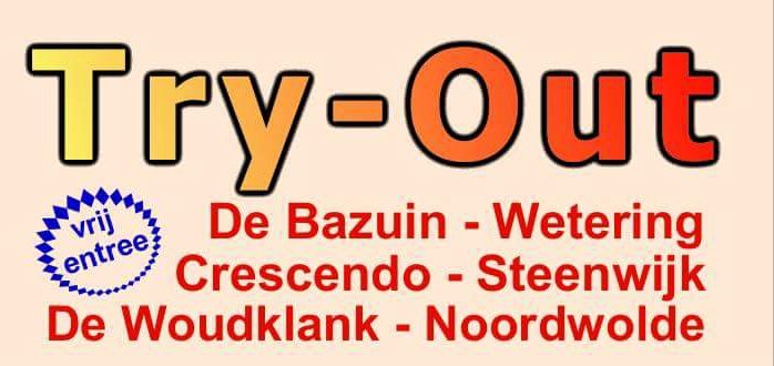 3 november 
Theaterzaal De Meenthe
Aanvang 19.45 uur
3 orkesten onderweg naar het concertconcours.....