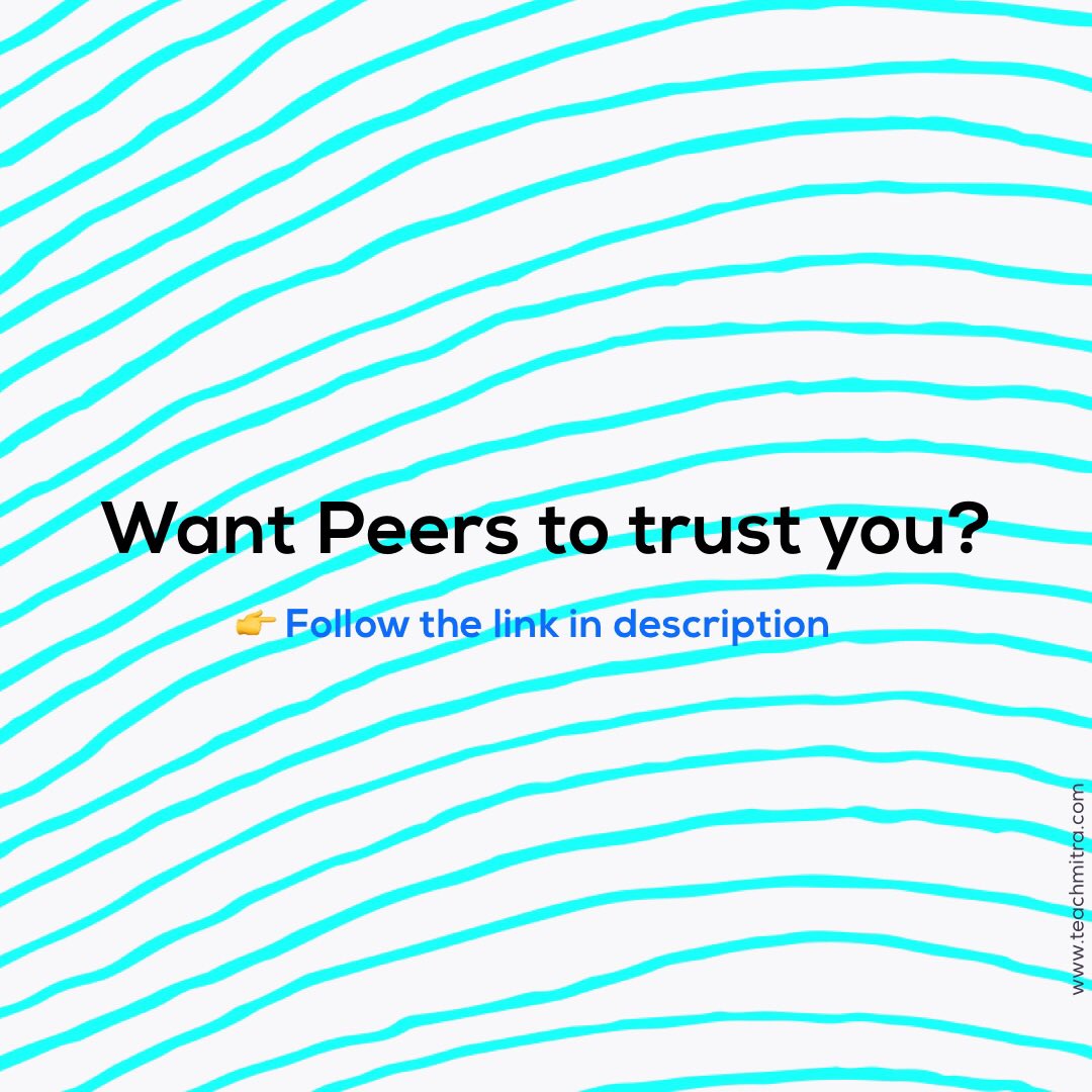 Teachmitra's tweet photo. A great Peer is one who follows Teachmitra Community Guidelines- https://t.co/uDFUy6CXDt (DM us to suggest more) 😇👍 https://t.co/VAnmoAkL9U