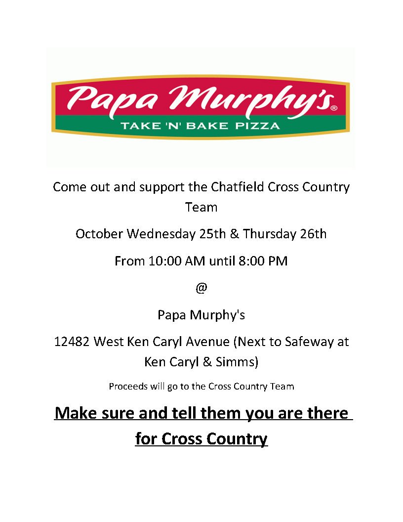 Chatfield Track tweet media