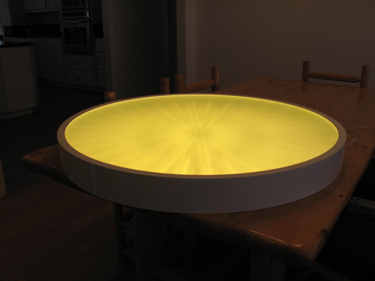 KiboWorks's tweet photo. 2014 #bespoke #LED round light installation #LEDEffects #Kibostory https://t.co/jO1M554mQh