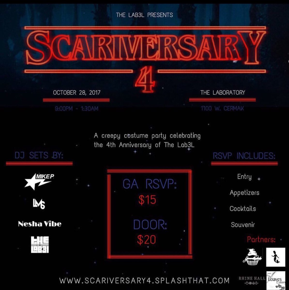 the_gabs_wav3's tweet photo. Good morning! Buy your tix today, Chicago!!! #chicago #party #halloween #chicagofun #thelab3l #Scariversary #lit #thelaboratory https://t.co/KGvrmuy8kM