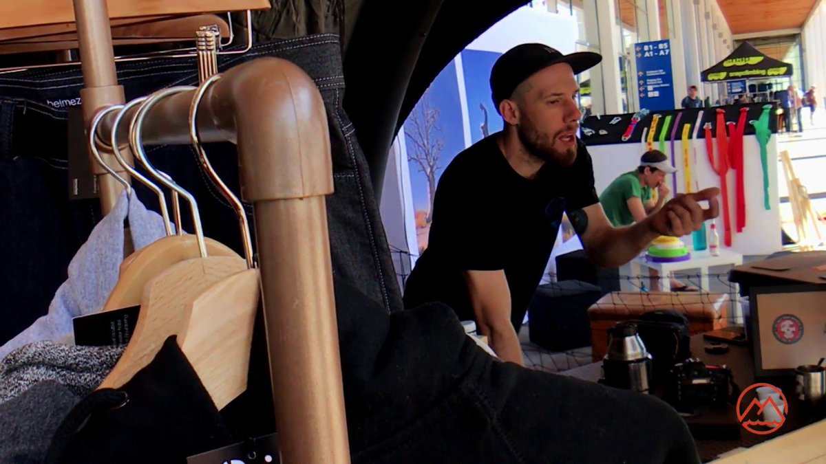 WildBounds's tweet photo. WildBounds interviews @BELMEZFACE #climbing founder Pavi at #OutDoor2017 https://t.co/AwIAN6FKFc #bouldering #climb #mountain #rockclimb https://t.co/rsVXcjX1yU