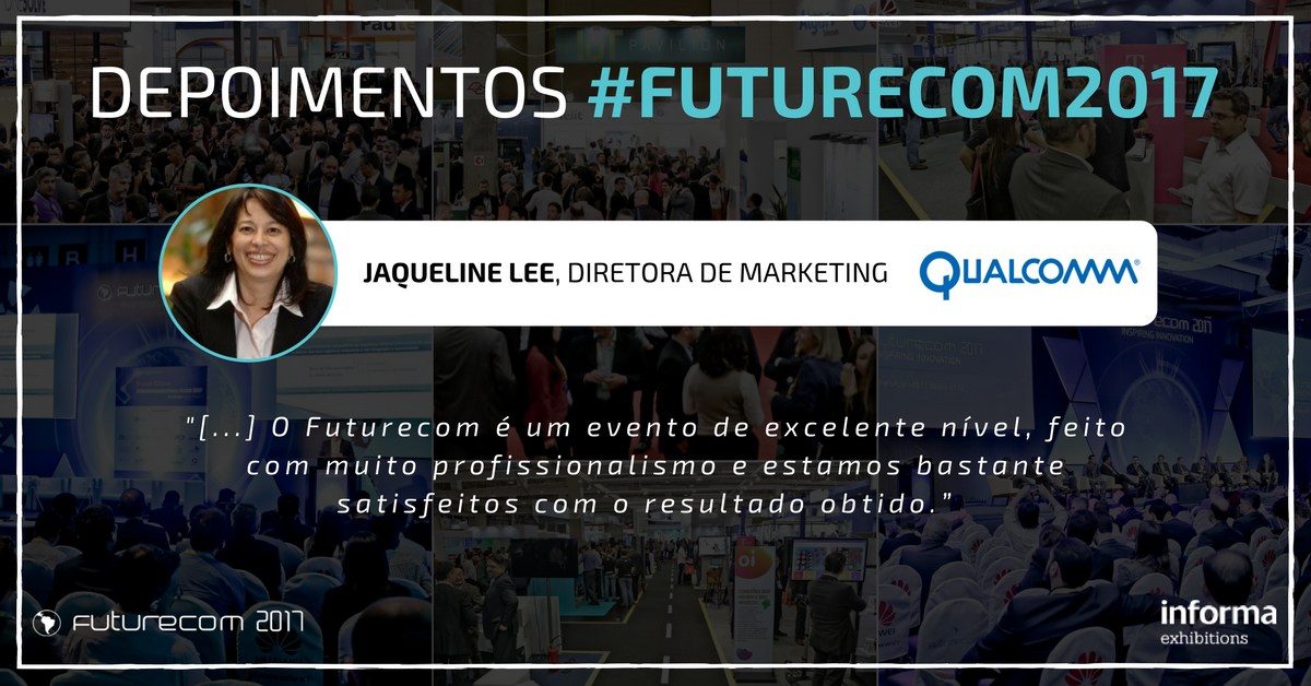 FuturecomEvento's tweet photo. Confira a opinião de alguns participantes do #Futurecom2017 sobre a ultima edição do maior evento de Telco, TI e Internet da América Latina. https://t.co/Yq05ZIoE9X