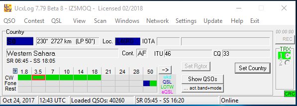 W6MOQ's tweet photo. [#LOTW Report] S01WS, #WesternSahara, #Africa, various bands, #displayed on #UCXLog: Confirmed  ||  @w6moq for #hamradio 🌍🏜️🌅📨🗒️ https://t.co/1cb7xCs9cJ