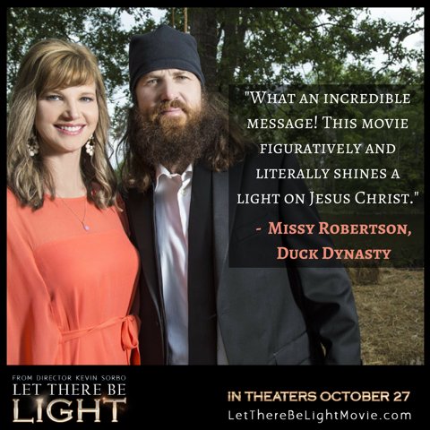 Let There Be Light in Theaters Oct 27! Get tickets for your RC group! moviegrouptickets.com/lettherebeligh… #LetThereBeLightMovie @thesamsorboshow