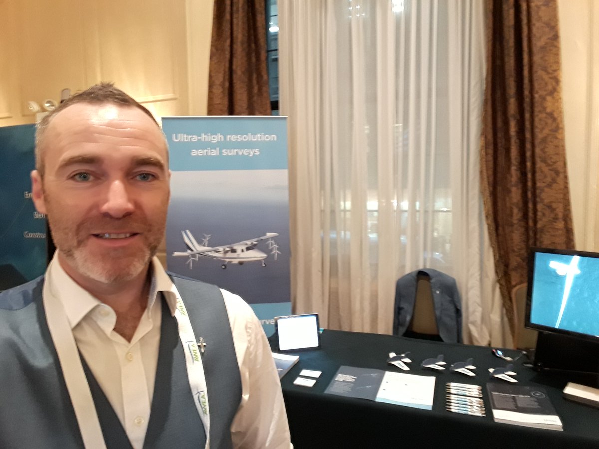 APEMAmerica's tweet photo. We’re all set up for @AWEA Offshore WindPower. Join us at booth 22 to find out about world leading wildlife surveys off New York! #WindWorks https://t.co/XGlLElLpyT