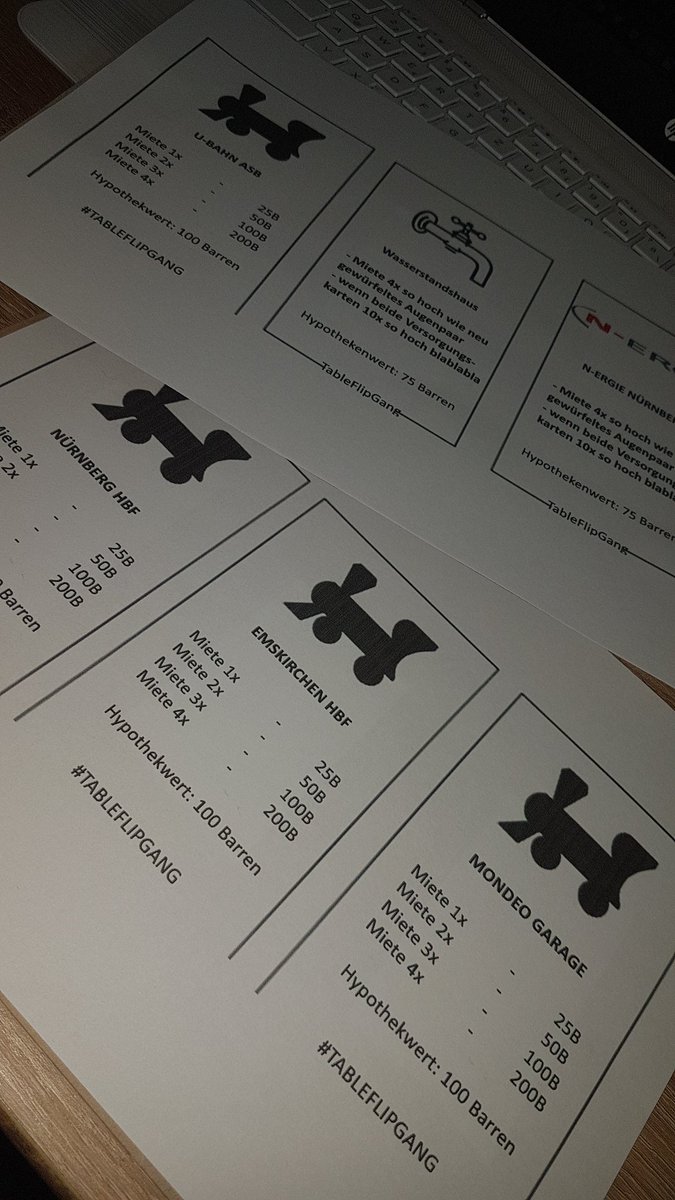HassStrikesBack's tweet photo. Letzen Vorbereitungen fürs meetup laufen #TableFlipGang #Mettopoly https://t.co/RhBpUT966y