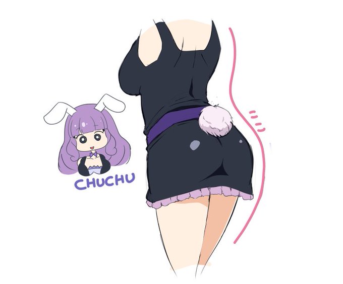 チュチュを見てて思ったんだけど、この背中からお尻にかけてのラインが非常にえっちで良い 