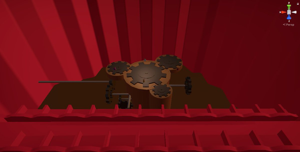 NHAFNO's tweet photo. The last week one of our artists have been prototyping a new level with a clockwork theme. #3D #3dmodeling #3dmodelling #gamedev #indiedev https://t.co/sdnR09IaqB
