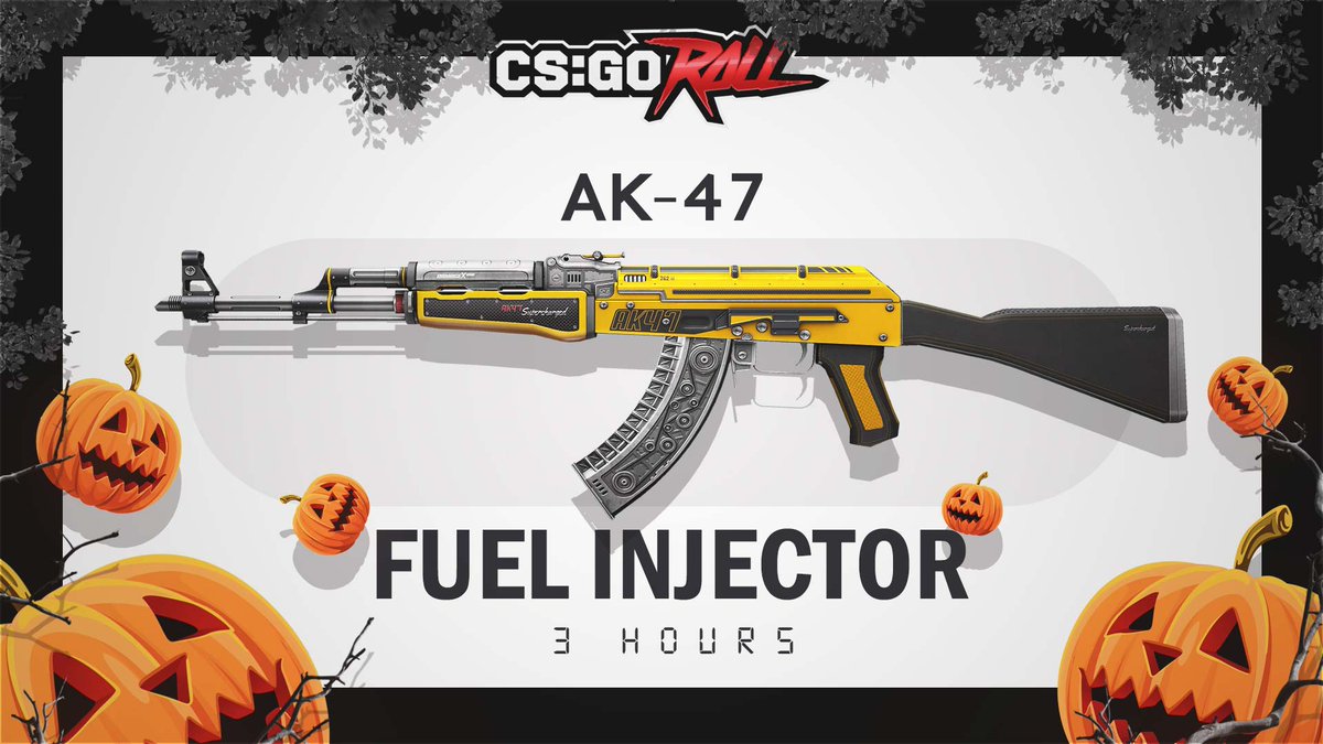 CSGORoll's tweet photo. AK-47 | Fuel Injector FT - GIVEAWAY

- RT &amp; Follow
- Enable notifications on CSGORoll
- Play Free Spin https://t.co/F7PFQjTYF9

Good luck! https://t.co/5R9x9JVwMm