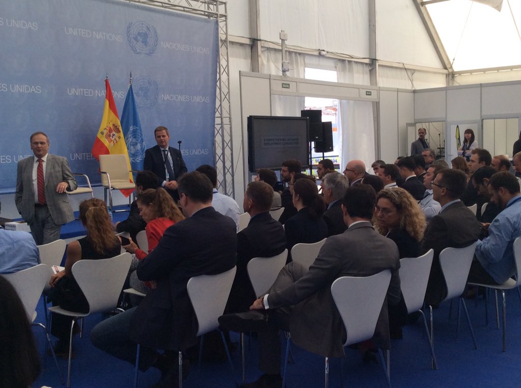 Now at the Open side-event The challenge of rapid deployment at <a href="/UNtechfair/">UNtechfair</a> in the <a href="/UN/">United Nations</a> Day
 I.