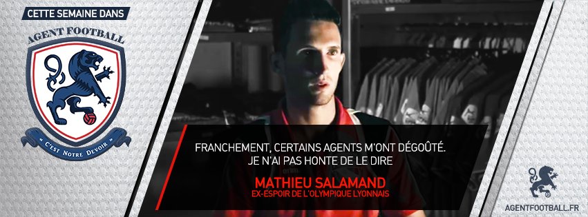 ⚽ INTERVIEW > Un ex-espoir de la génération 91 de l'<a href="/OL/">Olympique Lyonnais</a>, se livre sur ses expériences avec les agents. Lire. bit.ly/2gDgG2C #OL
