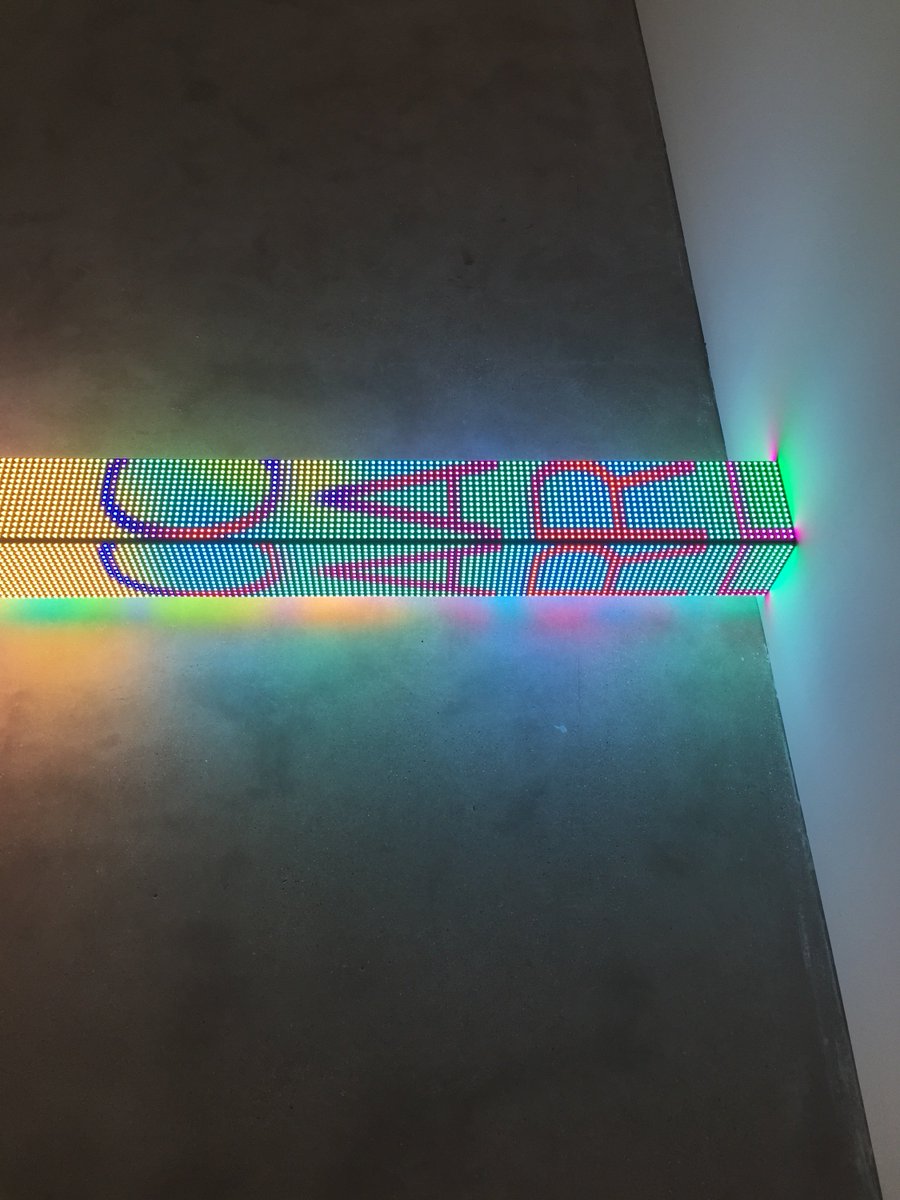 KiboWorks's tweet photo. 2015 #Bespoke #LED by Jenny Holzer  
#LEDEffects #Kibostory https://t.co/OLdzFs1xUF