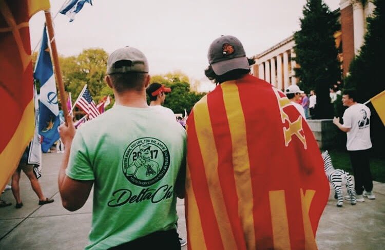 To enter our giveaway for a $25 gift card to the Delta Chi Store, a Convention tumbler, and power charger simply RT and tag a brother!