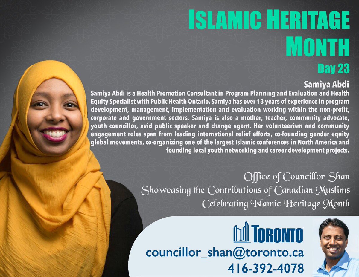 sgem2016's tweet photo. We're proud of our own co-founder @samiya_ph on getting recognized for her tireless contribution to her community in #Canada! #GabdhoGuul https://t.co/onUWn4u97b