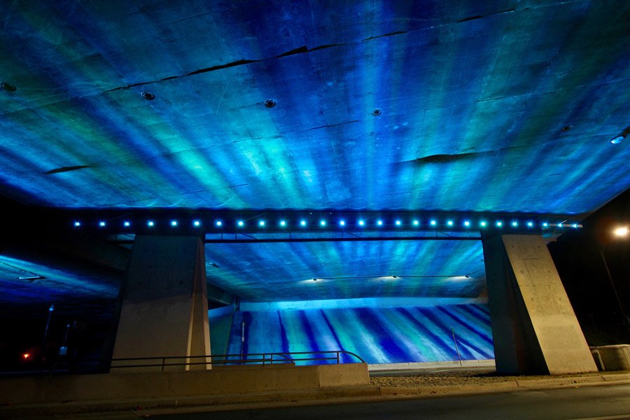 KiboWorks's tweet photo. 2015 #Bespoke #LED #interactive for #lightartist Dan Corson “Sensing WATER” #light #art installation. #LEDEffects #Kibostory https://t.co/Klf0kUdIFH