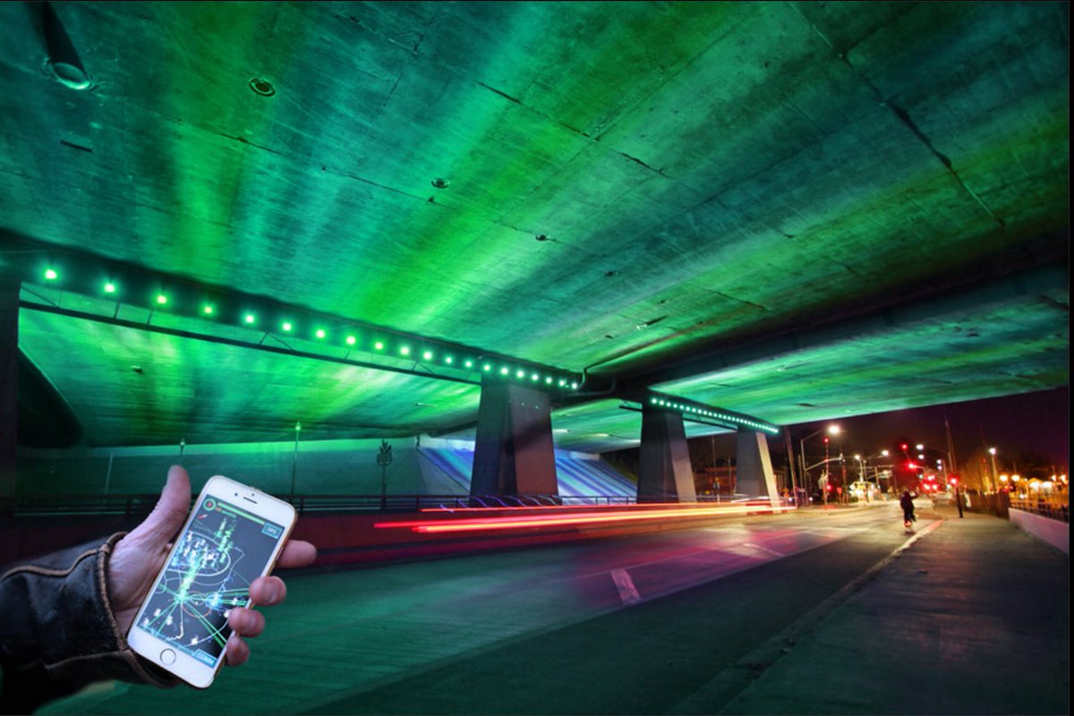 KiboWorks's tweet photo. 2015 #Bespoke #LED #interactive for #lightartist Dan Corson “Sensing WATER” #light #art installation. #LEDEffects #Kibostory https://t.co/Klf0kUdIFH