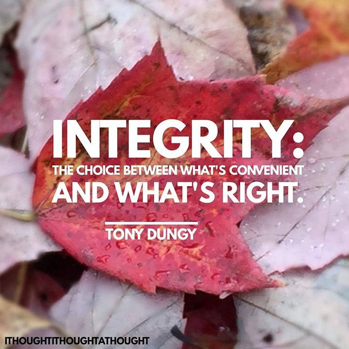 AthletesHeart1's tweet photo. Integrity
#integrity #TonyDungy #choice #right #dotherightthing
#ithoughtithoughtathought https://t.co/Kf0KKhPLHp https://t.co/bQfbZETm1l