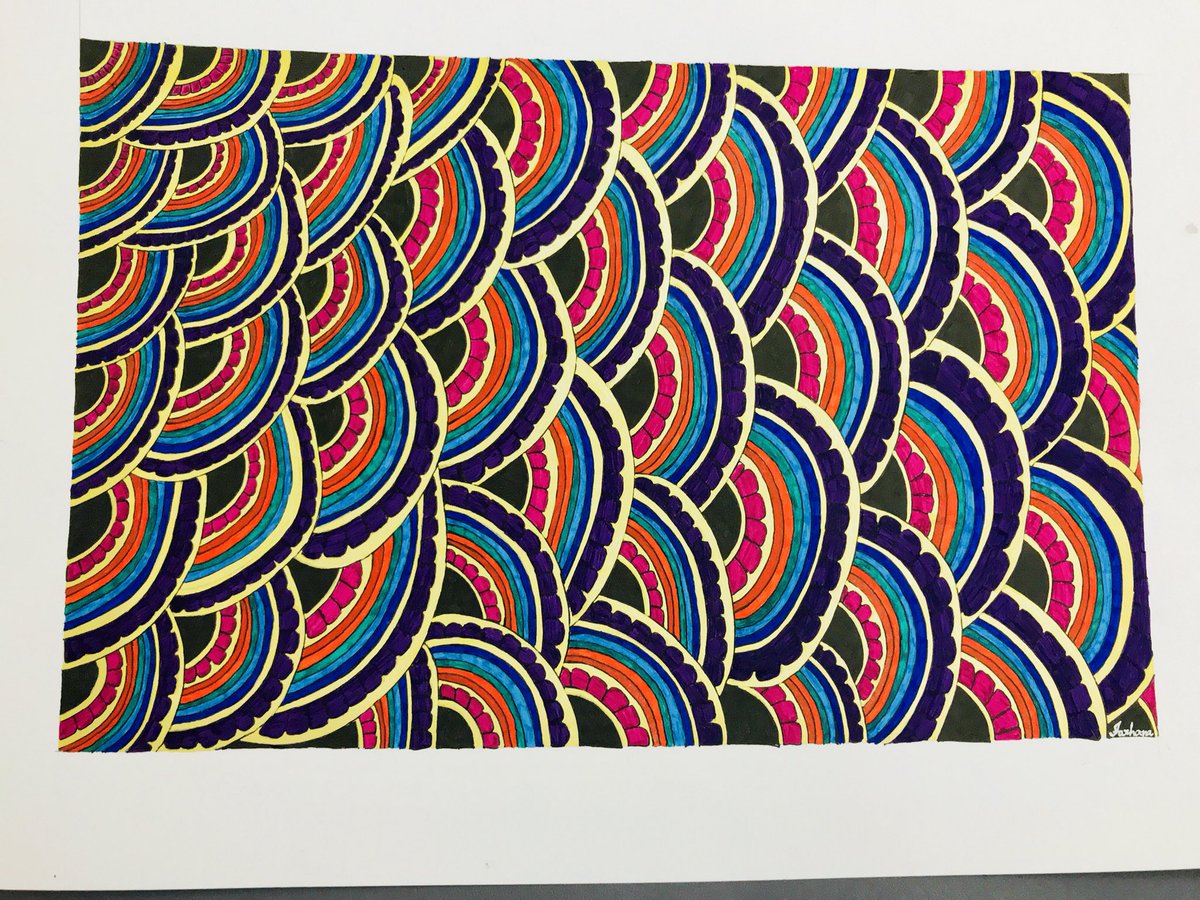 GoodTimeYourWay's tweet image. Peacock #FreeForms #wallart #artwork #Doodles #drawing #drawtober2017