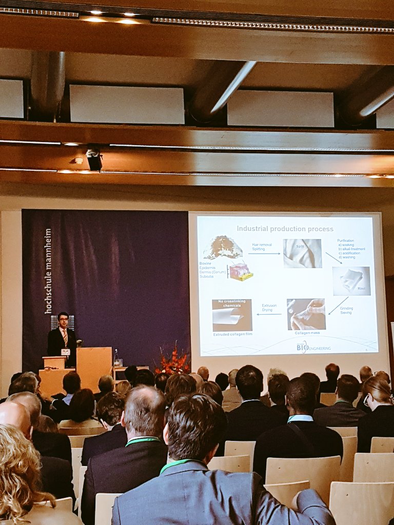 #BioRN2017 Interesting approach - Viscofan BioEngineering - transforming sausage collagen to a medtech product!