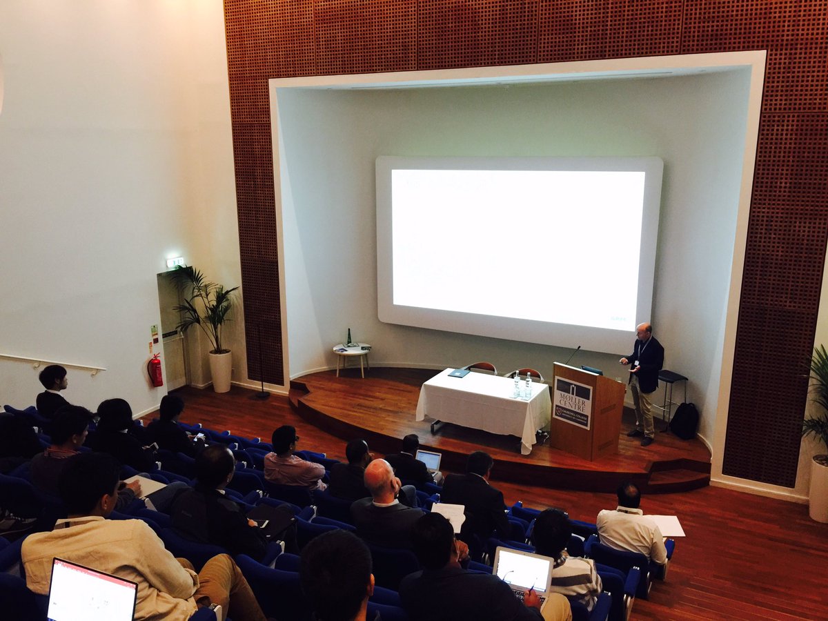 DFTSymposium's tweet photo. Peter Harrod (ARM, UK) delivering the keynote speech on the second day of the conference..#DFT2017 https://t.co/PCr8IDij1V
