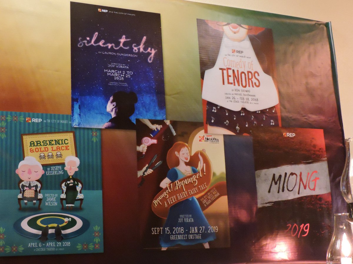 TheaterFansMNL's tweet image. Happening now: @repphils' 2018 season launch! Here's next year's line-up! #REP2018 #ComeHometoRep