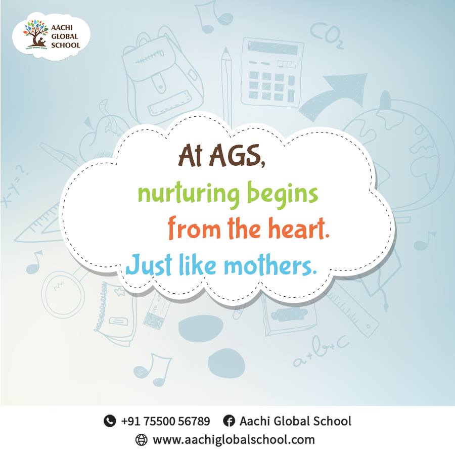 Kids are to be nurtured from the Heart & that's exactly what We Do!!! #ags #nurturingkids #education #preschool #playschool #motherlycare