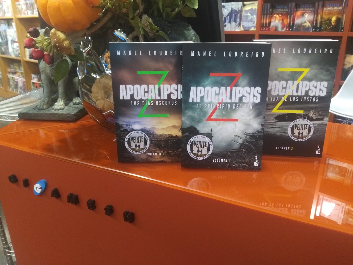 GigameshTienda's tweet photo. ¿Sin lecturas para Halloween? Consigue la trilogía #ApocalipsisZ, de @Manel_Loureiro, a un precio increíble. https://t.co/dkIn1FvQhG
