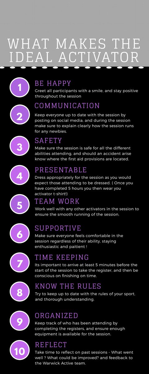 WarwickSportCDO's tweet photo. |pt 2| What makes the ideal activator ? #activecampus #warwickactive #warwicksport https://t.co/th3Eys7s7b