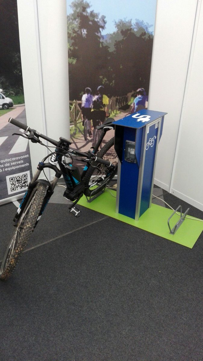 Al nostre estand de #Municipalia2017 de Fira Lleida podreu veure el nou born de serveis per carrega de bicicletes elèctriques
