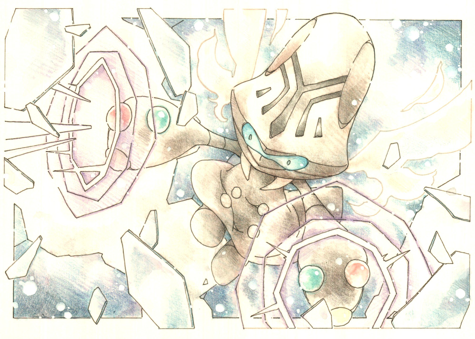 Inori 今日のポケモン図鑑 ｎｏ ５８１ オーベムの マキシマムサイブレイカー T Co Tgo9to45gw Twitter