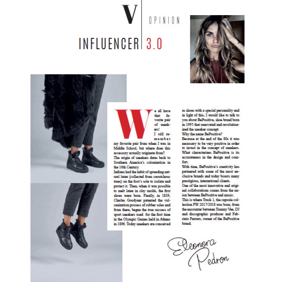 bepositive_it's tweet photo. BePositive FW17/18 Track_1 by @djtommyvee spotted on @vision30it 👊🏼 #interview with @eleonorapedron #influencer #bepositiveauthentic https://t.co/SQEl3RvNMj
